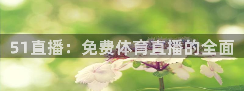 51直播：免费体育直播的全面