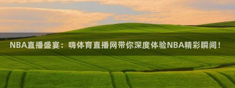 NBA直播盛宴：嗨体育直播网带你深度体验NBA精彩瞬间！