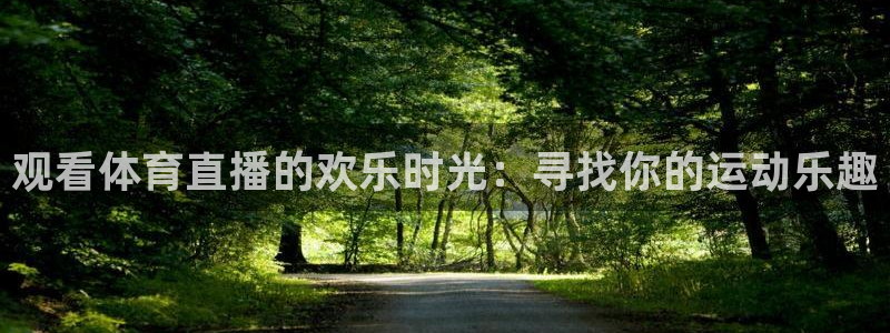 观看体育直播的欢乐时光：寻找你的运动乐趣