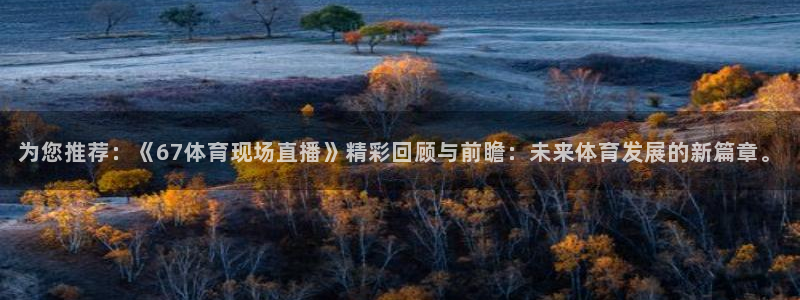 为您推荐：《67体育现场直播》精彩回顾与前瞻：未来体育发展的新篇章。